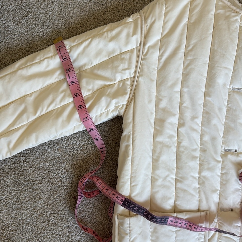 Everlane Cream Quilted Jacket - Picture 5 of 5